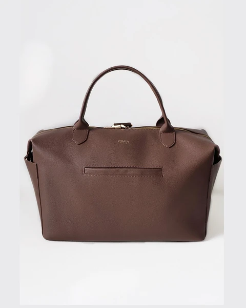 Sac ALBA brun grainé